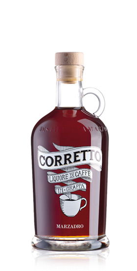 Corretto Liquore di Caffe in Grappa 0,5l 35% | Marzadro