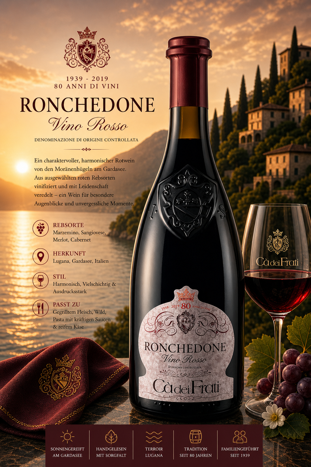 Rotwein, Weinflasche, Rote Weintraube, Korken, Etikett
