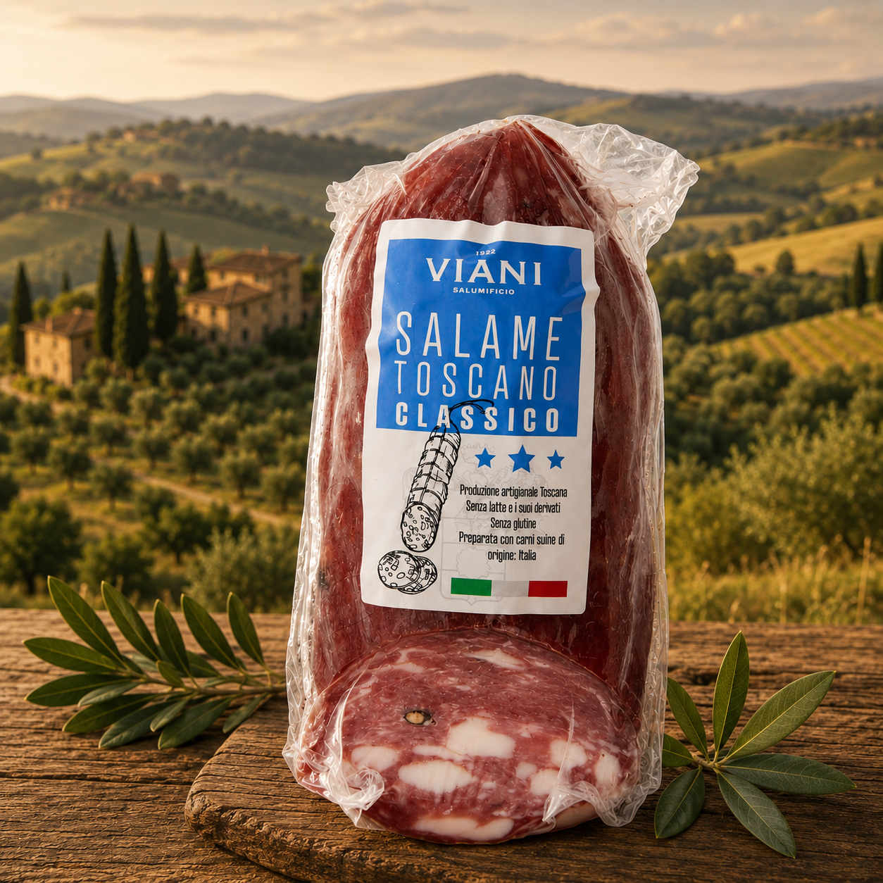 Salami, Toscano, Classico, Wurst, Schinkenware