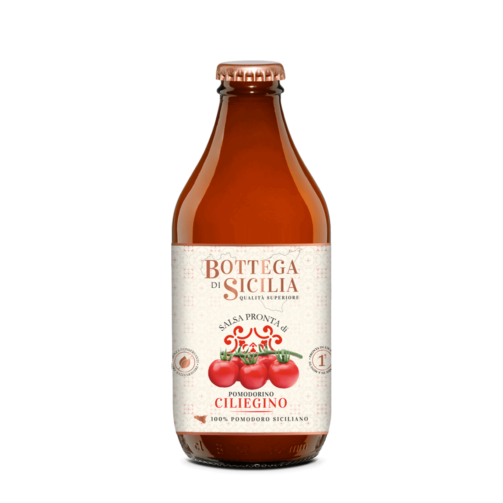 Tomatensauce, Salsa Pronta, Glasflasche, Roter Geschmack, Tomatenprodukt