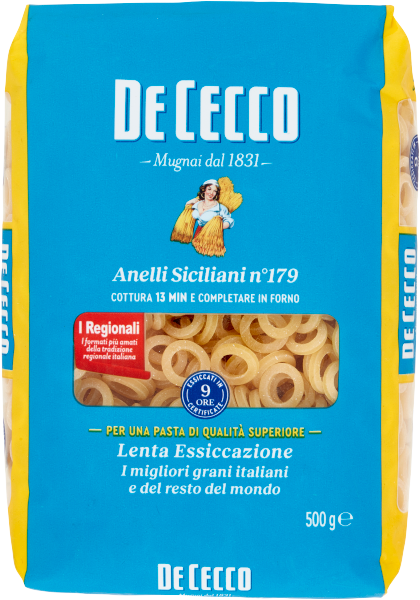 Anelli Siciliani Nr 179 500 g / De Cecco