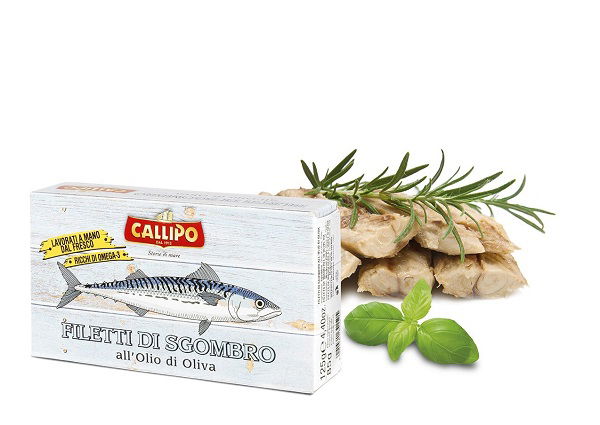 Filetti di sgombro Makrelenfilets all'Olio d'Oliva 125g | Callipo