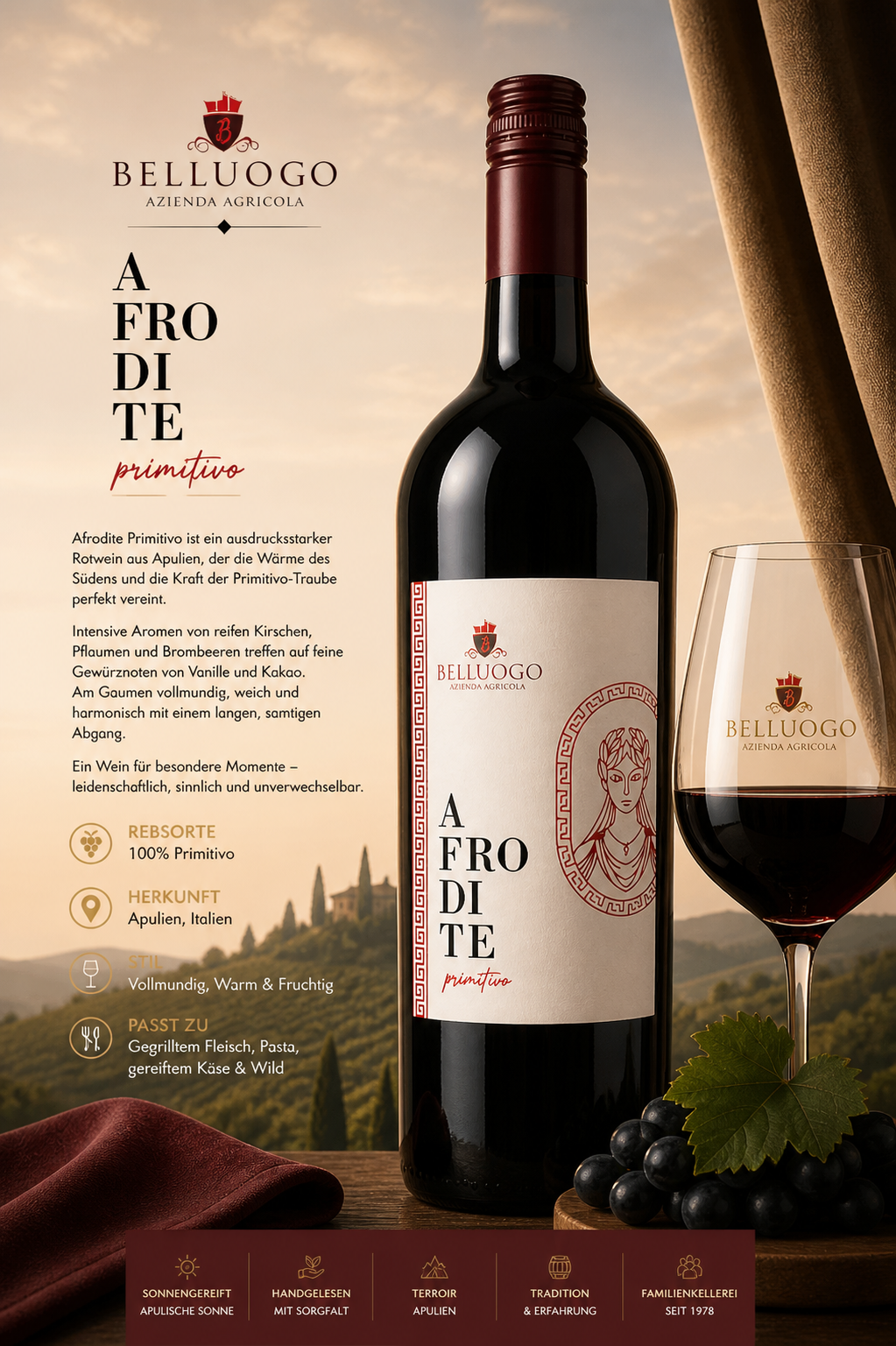 rotwein, weinflasche, glasses, etikett, traube