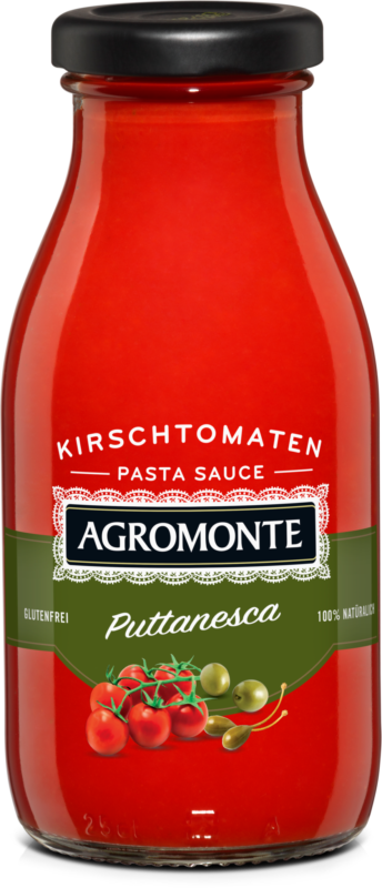 Fertige Tomatensoße Puttanesca 260g | Agromonte