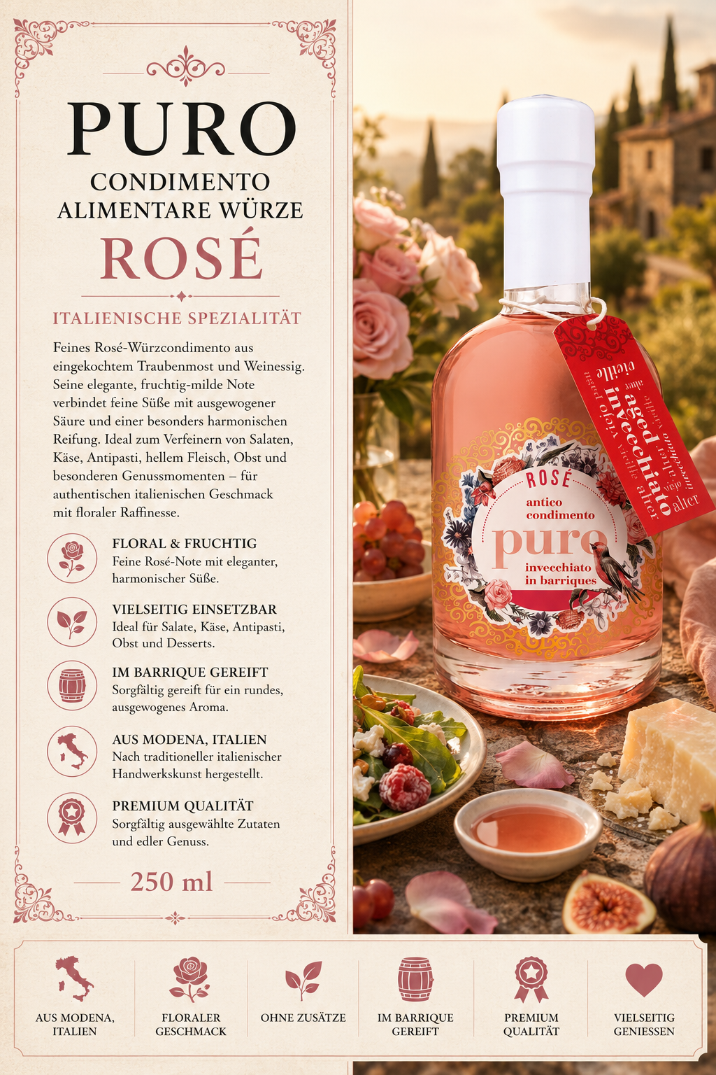 Rosé, Getränk, Spirituosen, Flasche, Barrique aged
