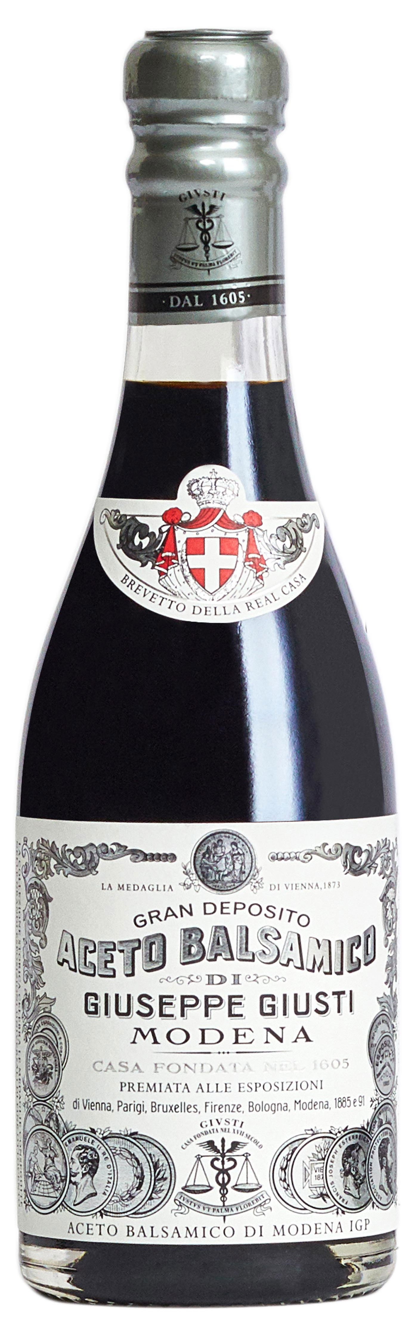 Aceto Balsamico Essig aus Modena IGP 1 Silbermedaille  Champagnotta 250ml | Giusti