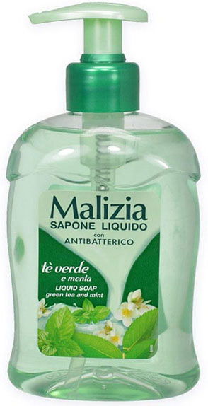 Flüssigseife Minze & Lime Antibakteriell 300ml/Malizia