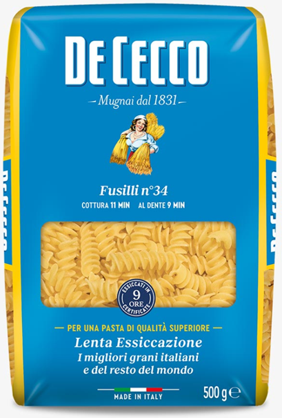 Fusilli Nr 34 500 g / De Cecco