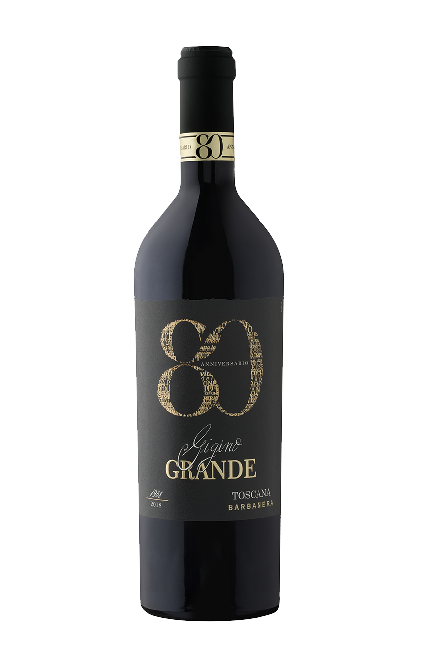 Toscana Rosso  IGT Gigino Grande 80 Anniversario 0,75l 14% Barbanera - 2019/ Enoitalia