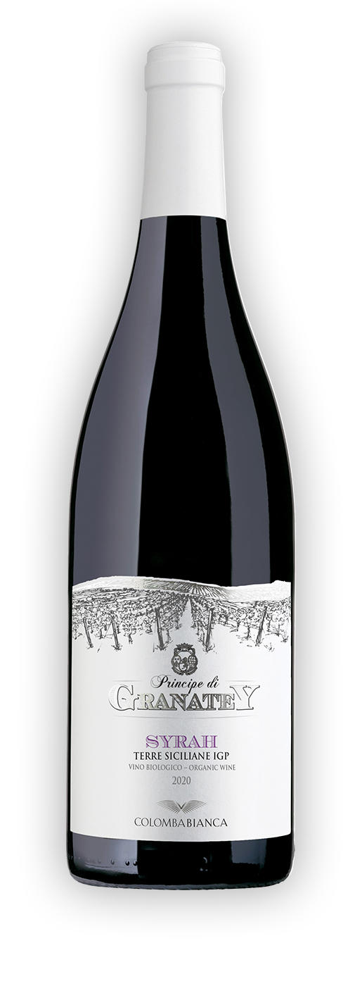 Principe di Granatey Syrah Terre Siciliane IGP, BIO 0,75l 14% - 2020 | Colomba Bianca