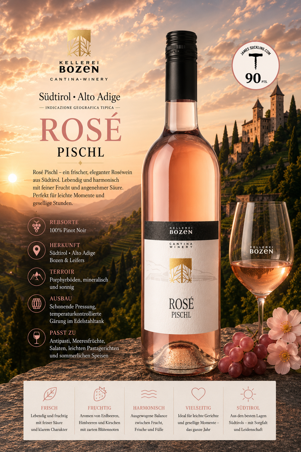 rosé, wein, pischl, pinot_noir, cantina_winery