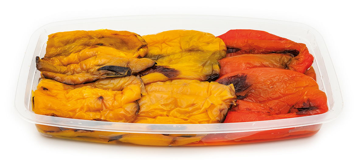 Paprika vom Grill  in Öl 550g (Eimer Rund)/ Renna