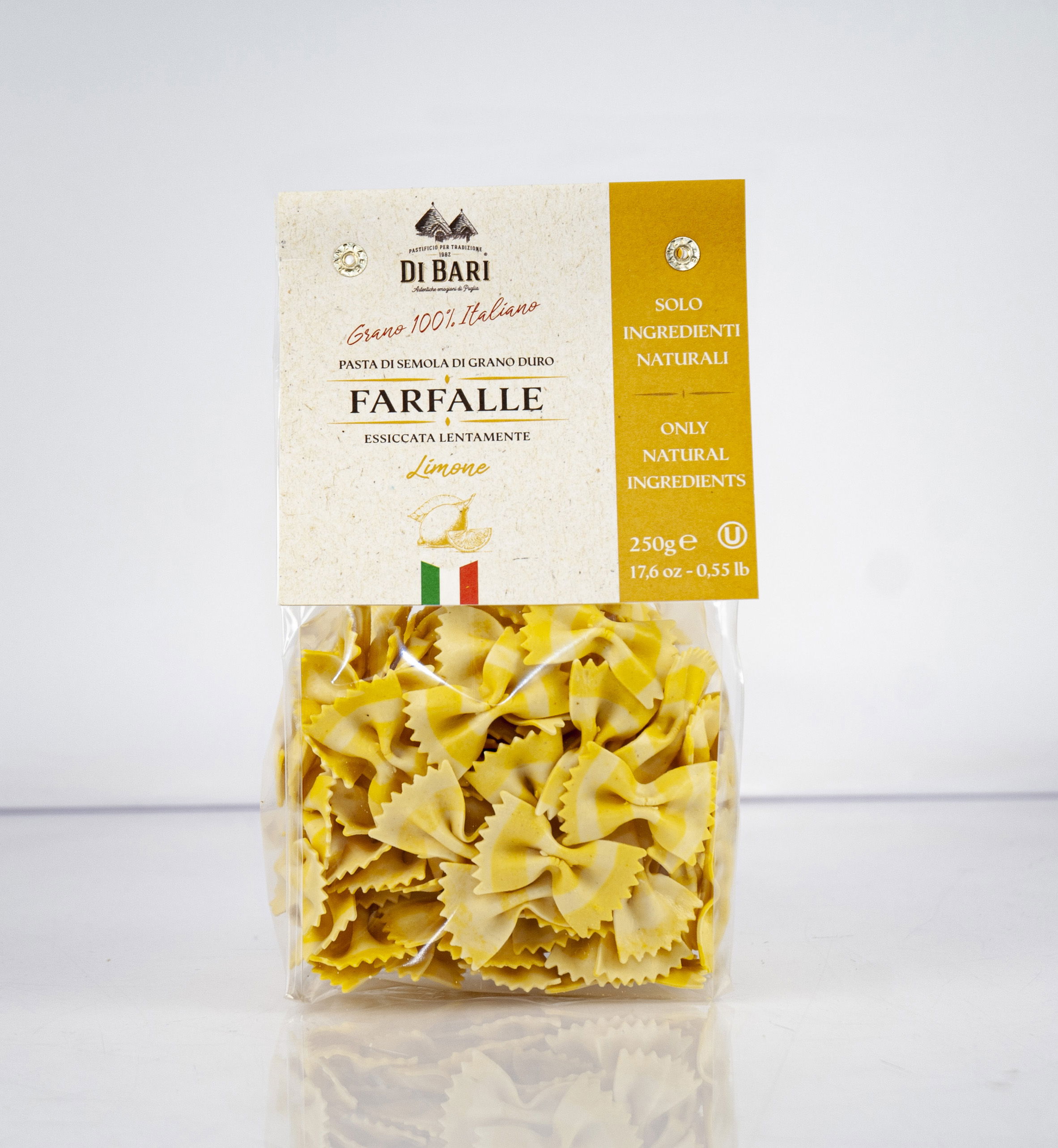 Farfalle mit Zitrone 250g | Taralloro Di Bari