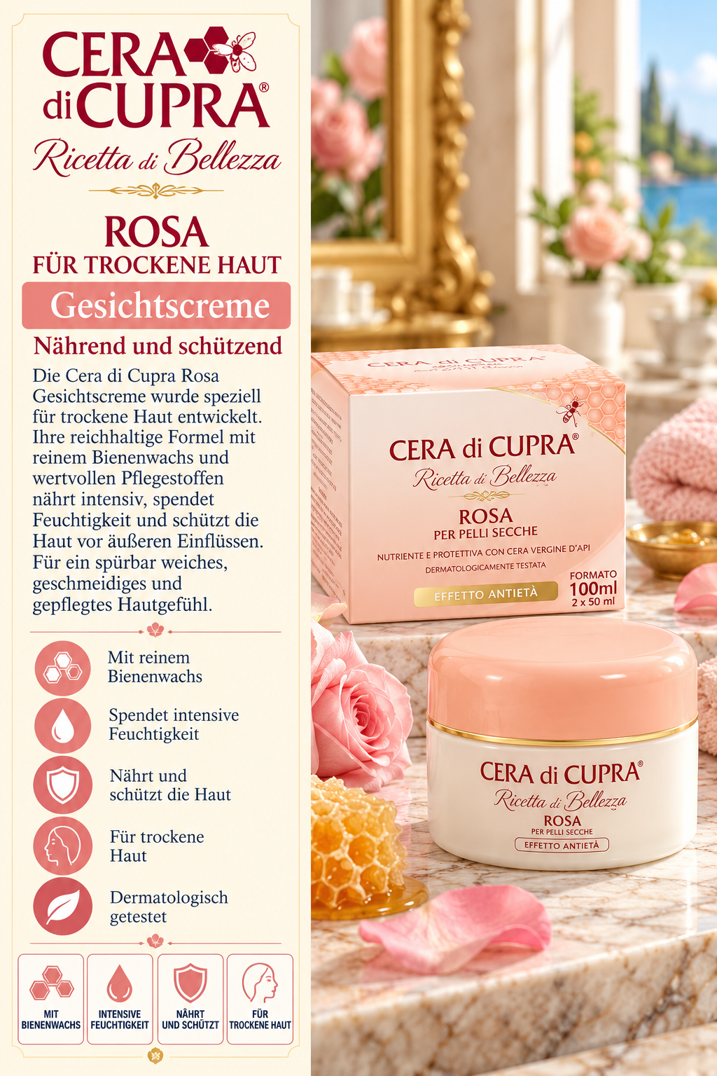 Gesichtscreme, Rosafarbene Verpackung, Rosa, Feuchtigkeitscreme, Nachtcreme