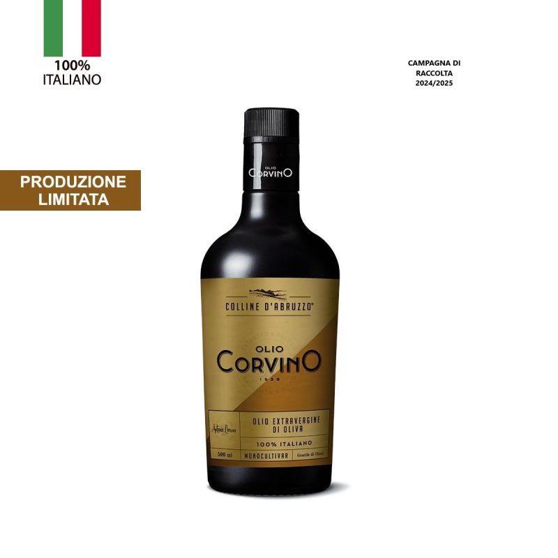 Olio extra vergine Monocultivar Gentile di Chieti 0,5 Liter/Corvino