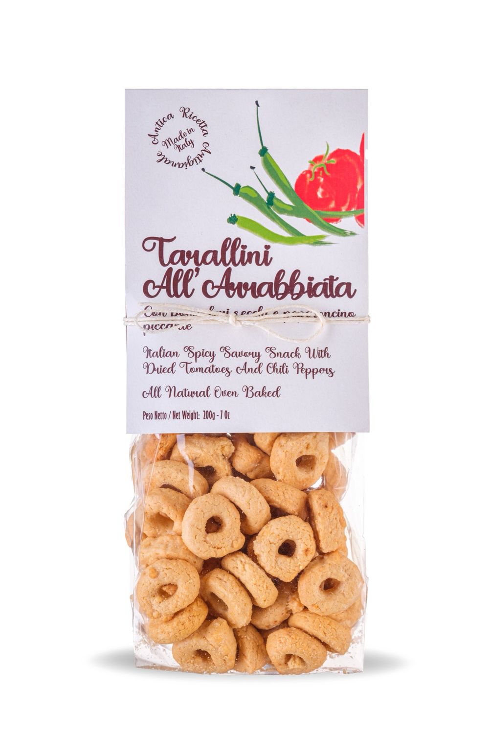 Tarallini all ́Arrabbiata 200g/Artigiani dei Sapori