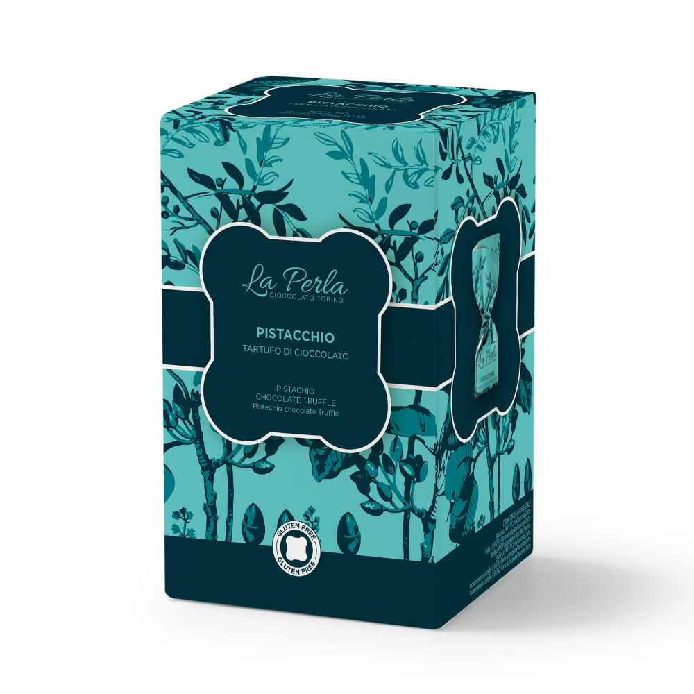 Pistazien Schokotrüffelbox 150g (cod. 200341)| La Perla   
