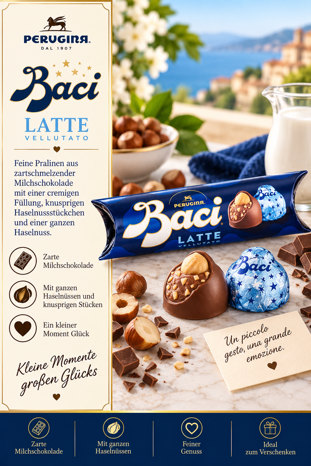 Schokolade, Praline, Latte, Haselnuss, Verpackung