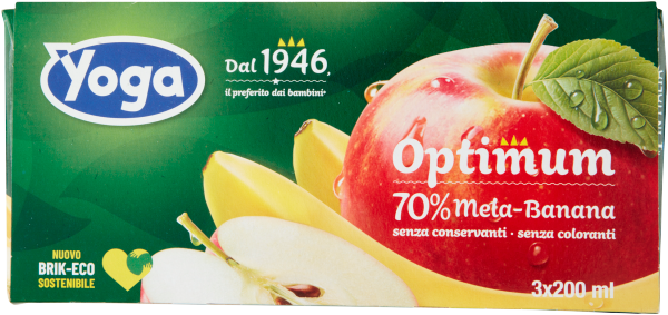 Succo Mela Banana Apfel-Banana Saft 3x 200ml / Yoga