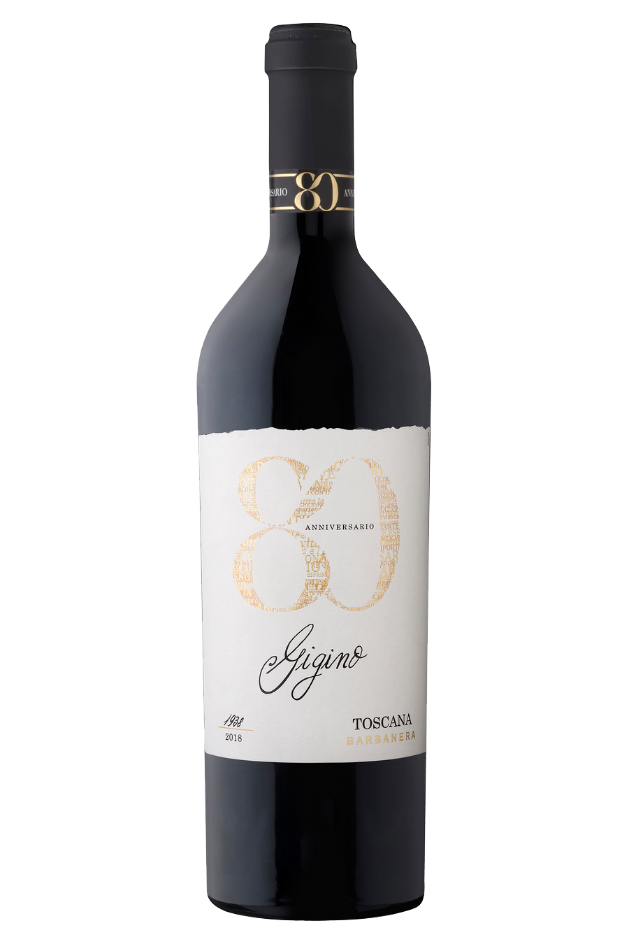 Toscana Rosso IGT Gigino 80 Anniversario 0,75l 14,5% Barbanera - 2021/ Enoitalia