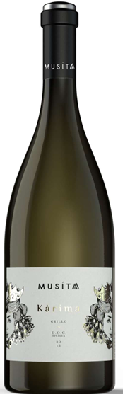 Weißwein, Kräuteraromatik, Flasche, Etikett, Grillo