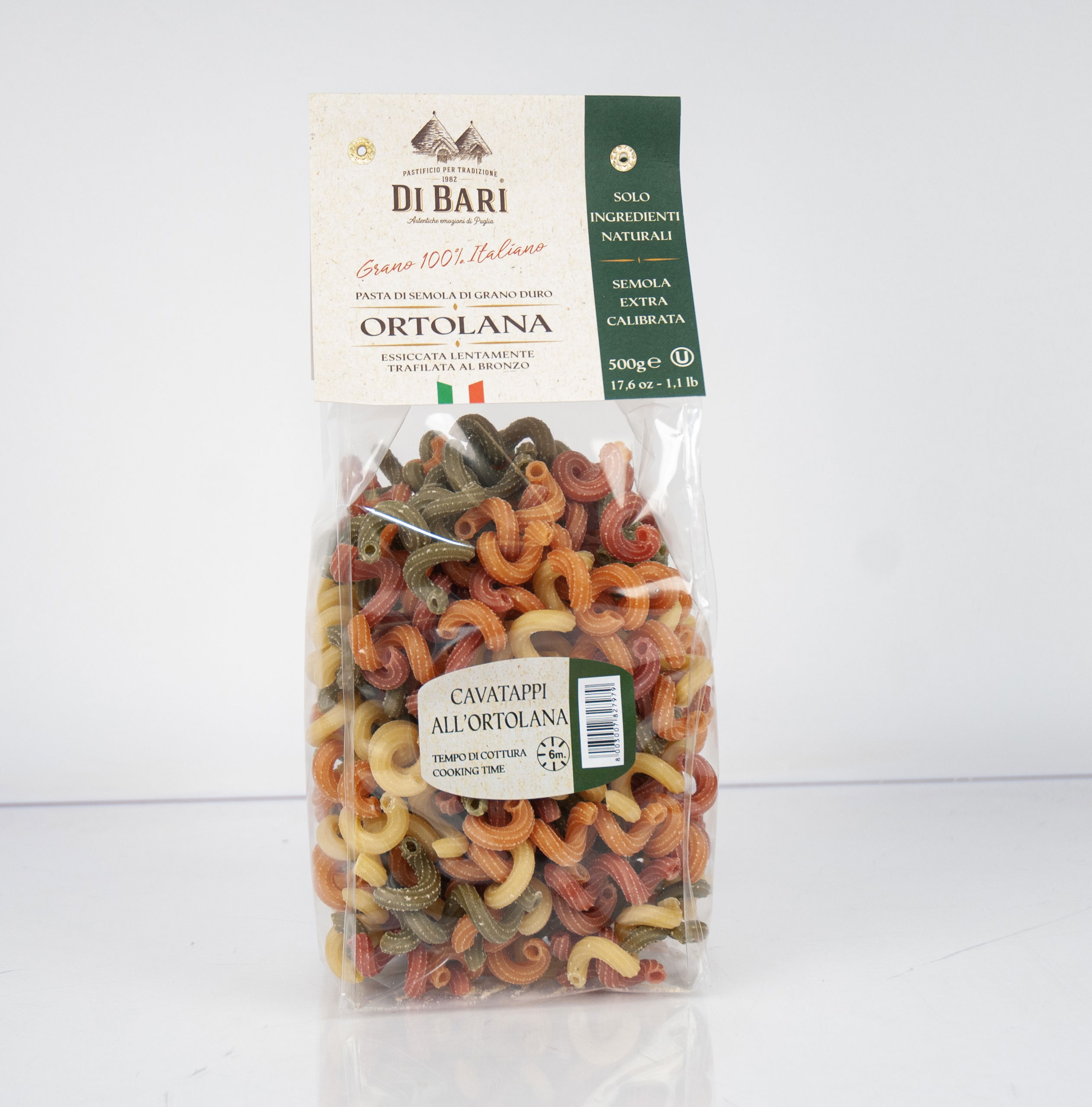 Cavatappi all’ortolana - nach Gärtnerinnen Art 500g | Taralloro Di Bari