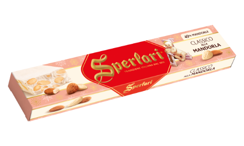 Nougat Torrone mit Mandeln, hart  150g/ Sperlari