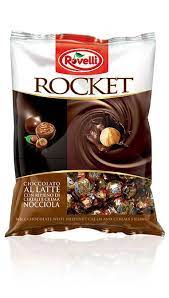 Milchschokopralinen Rocket mit Haselnusscreme 116g | Rovelli