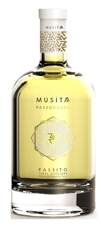 Likörflasche, Glasbehälter, transparent, gelblich, MUSITA Passo d' O