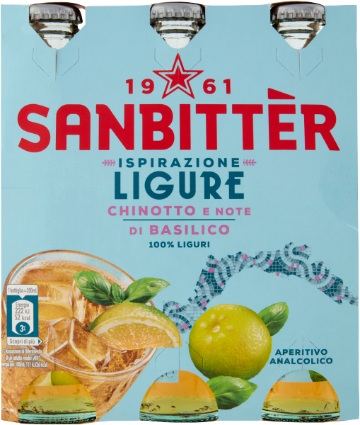 San Bitter Ligure 3 x 20 cl/San Pellegrino