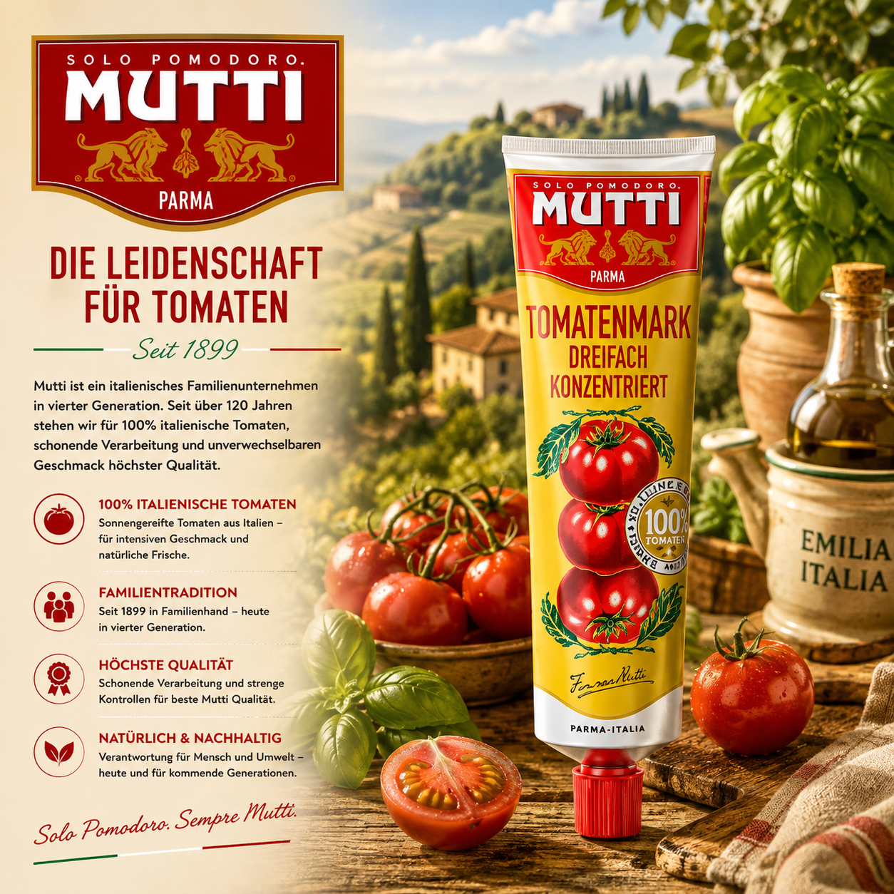Tomatenmark, Tomaten, Tube, Rot, Italienisch
