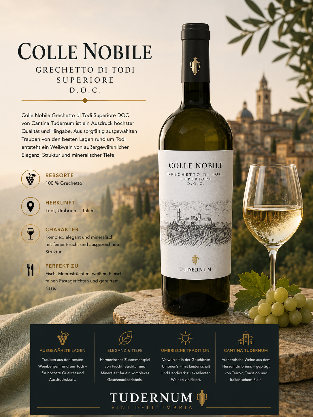Weißwein, Weinflasche, Kollektion, Umbrien, Weinprobe