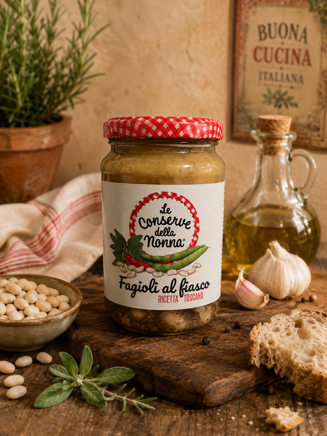 jar, pasta sauce, fagioli, italian, toscana