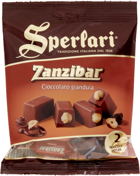 Schokoladenpralinen mit Gianduja-Haselnüssen Zanzibar 117g/ Sperlari