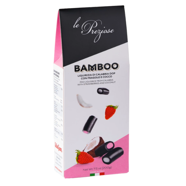 Lakritzsticks mit Erdbeeren und Kokos gefüllt Le Preziose 200g/ Sila Gum