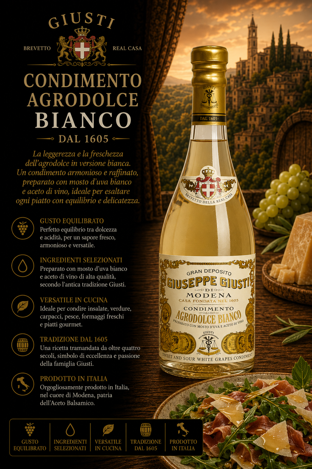Weißwein, Condimento, Bianco, Weinspezifikation, Flasche