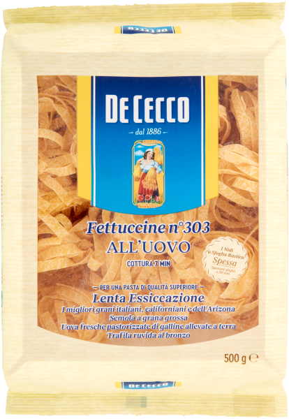 Fettuccine mit Ei Nr.303 500g | De Cecco