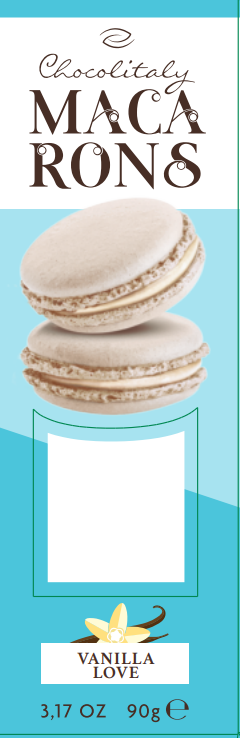 Macarons  Vanille Love 90g | Chocolitaly