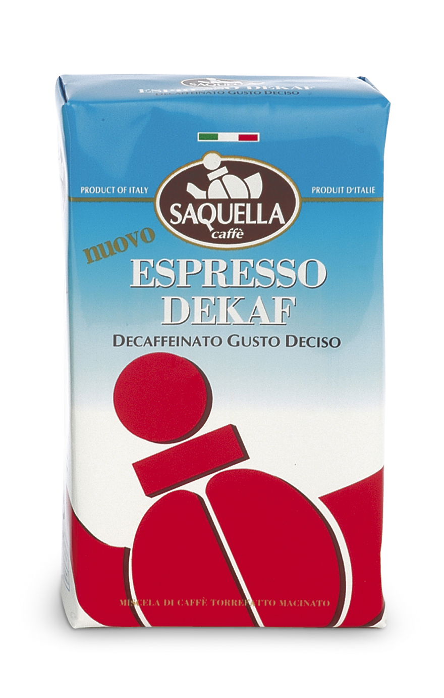 Caffe Espresso Dekaf Gusto Deciso 250g gemahlen | Saquella