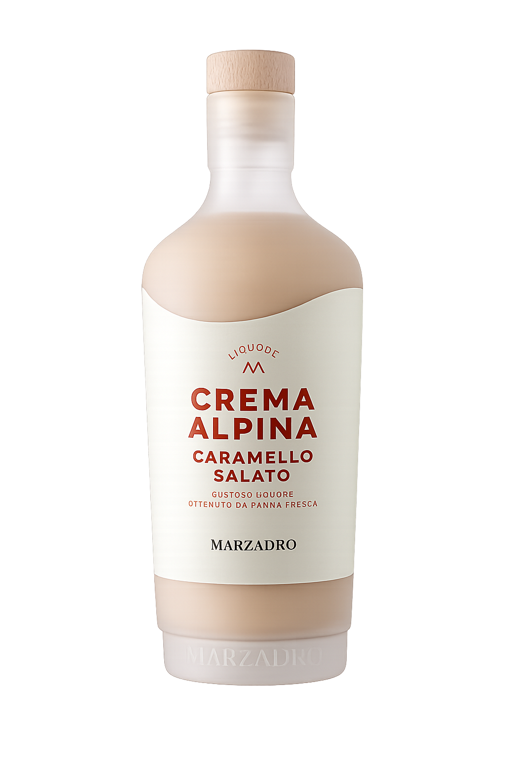Likör, Crema Alpina, Caramello, Salato, Marzadro