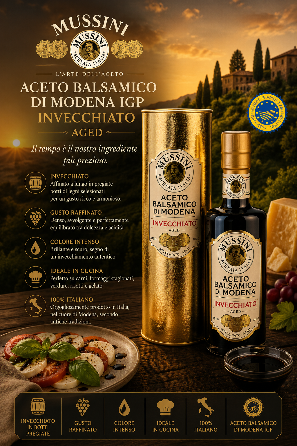 Aceto balsamico, Modena, Invecchiato, Balsamic, Flasche