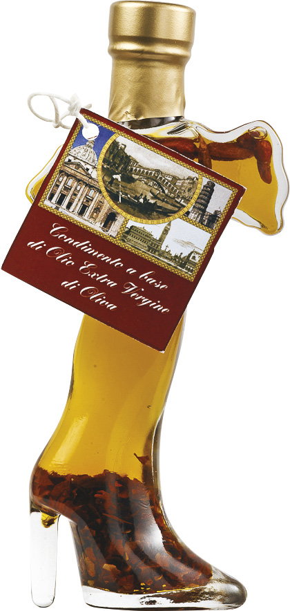 Schnapsflasche, Glasflasche, Korkenflasche, Souvenirflasche, Goldener Verschluss