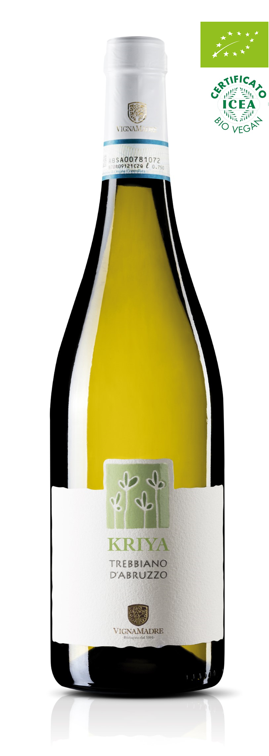 Trebbiano d Abruzzo DOC Kriya BIO  0,75l 12,5% - 2023 | Vigna Madre