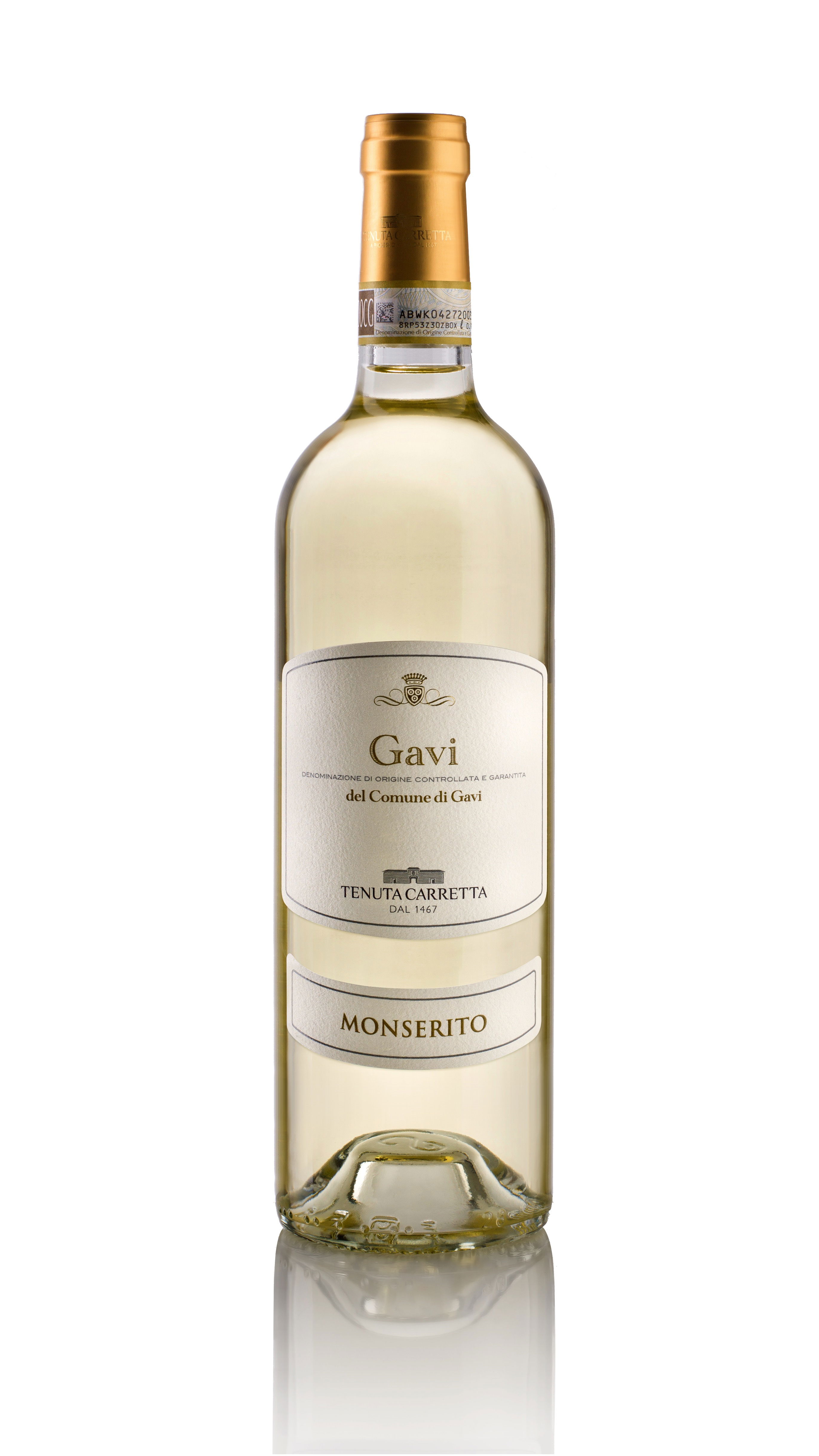 Gavi del Comune di Gavi Monserito DOCG 0.75l 12,5% - 2023 | Tenuta Carretta
