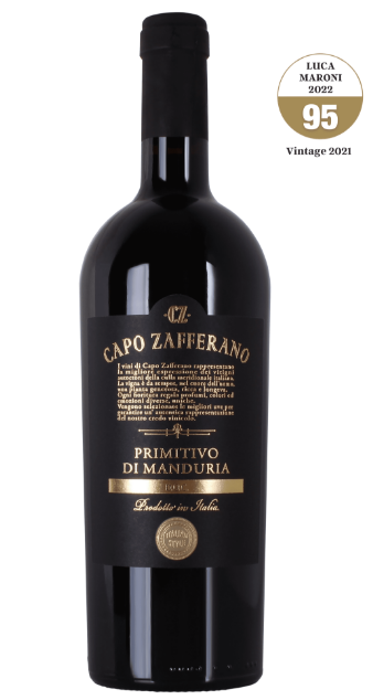 Primitivo di Manduria DOC Capo Zafferano 0,75l 14,5% - 2021 | Progetti Agricoli