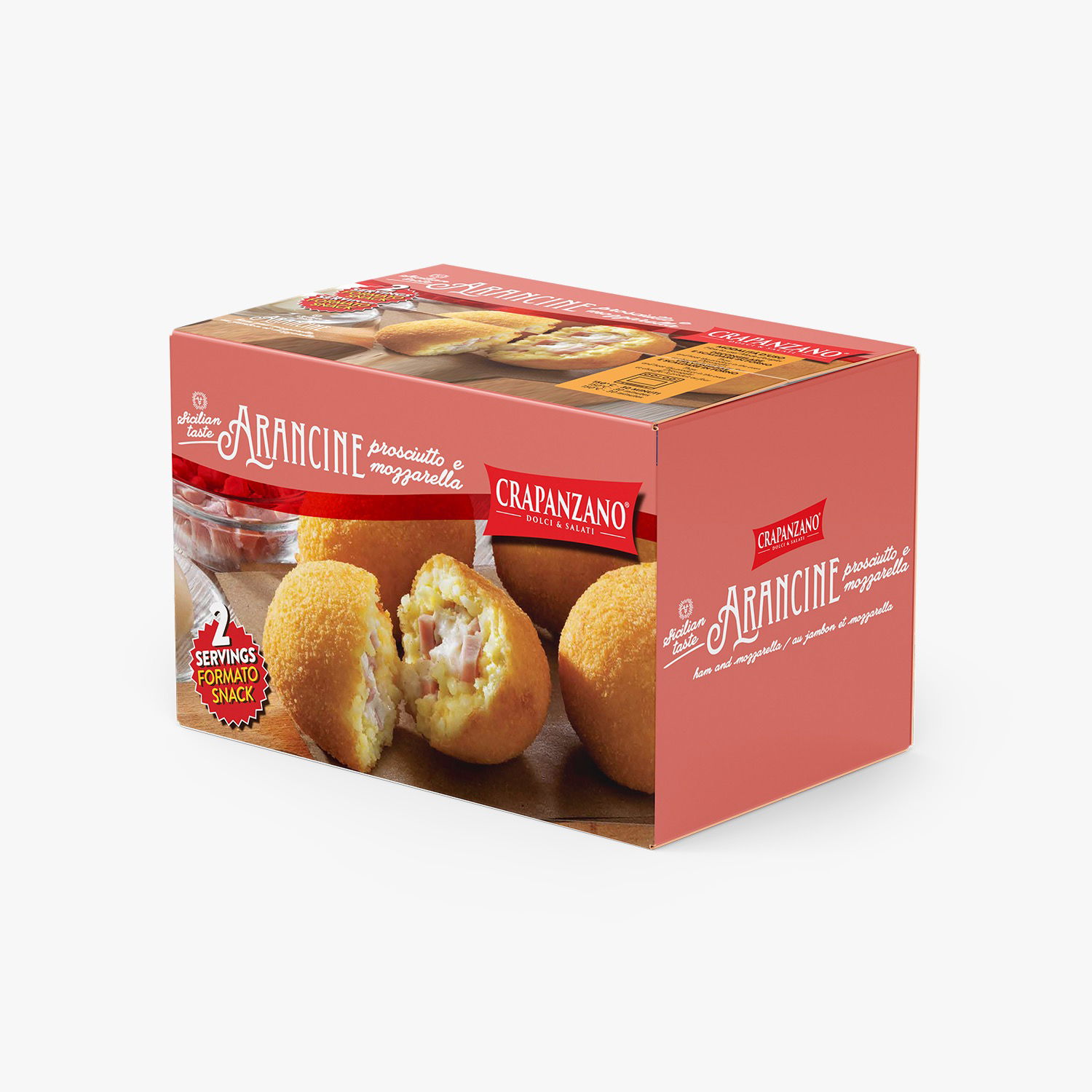 Arancini  Prosciutto e Mozzarella 200g (2 Stück), , tiefgefroren /Crapanzano