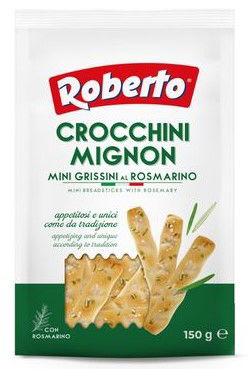 Grissini Crocchini Mignon mit Rosmarin 150g | Roberto Grissini
