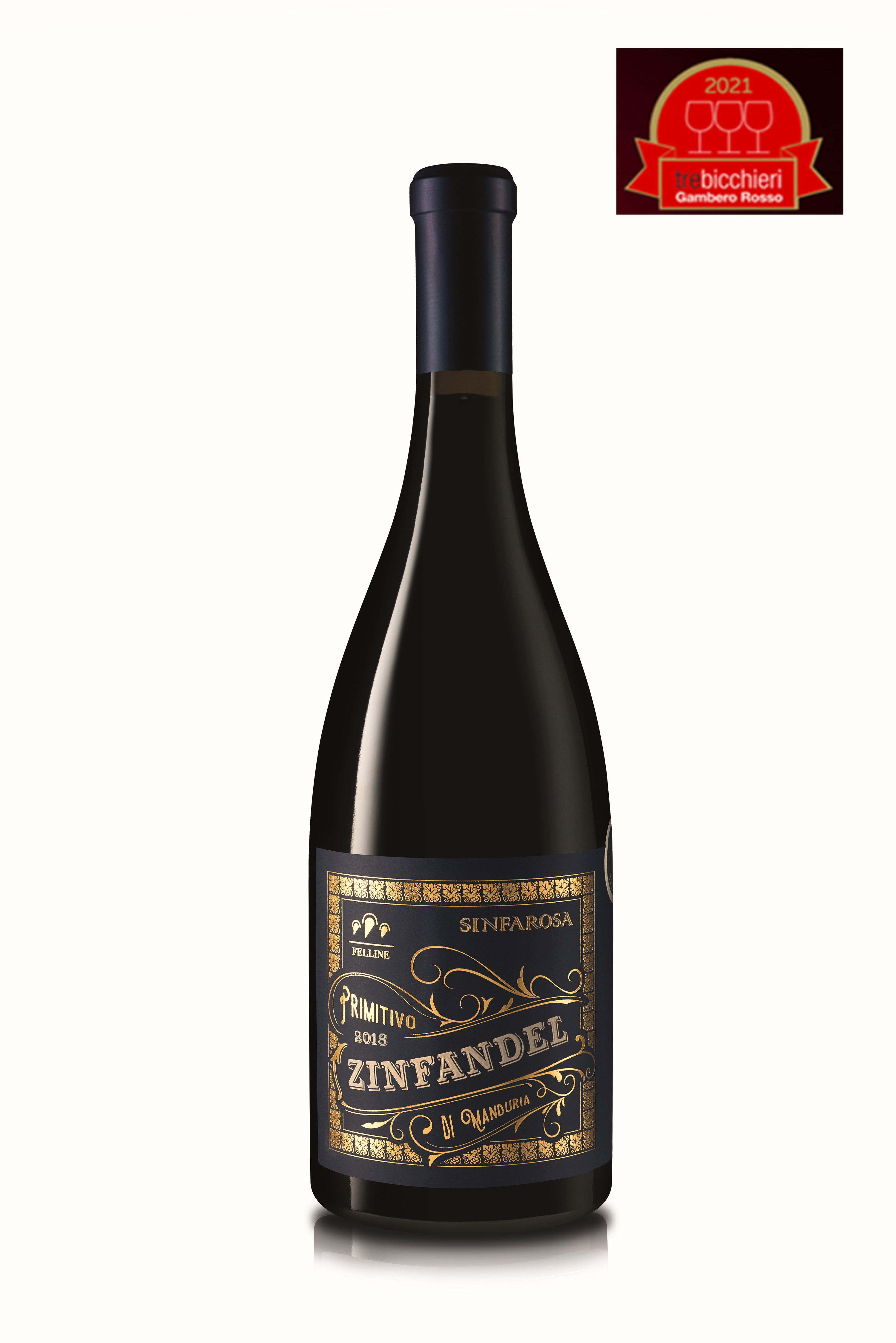 Primitivo Zinfandel di Manduria DOP 15% 0,75l - 2018 | Felline