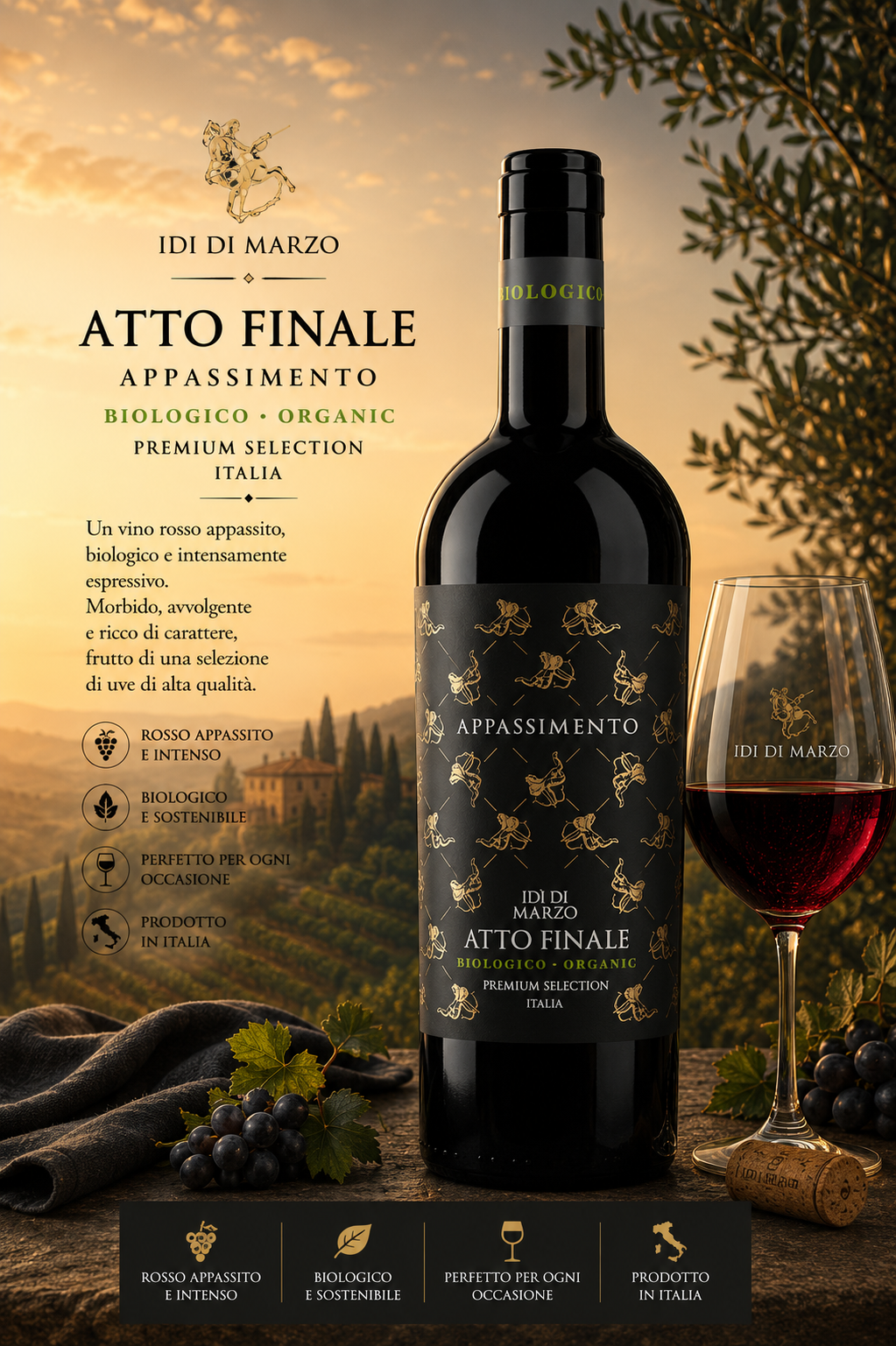 wein, rotwein, italien, bio, organic