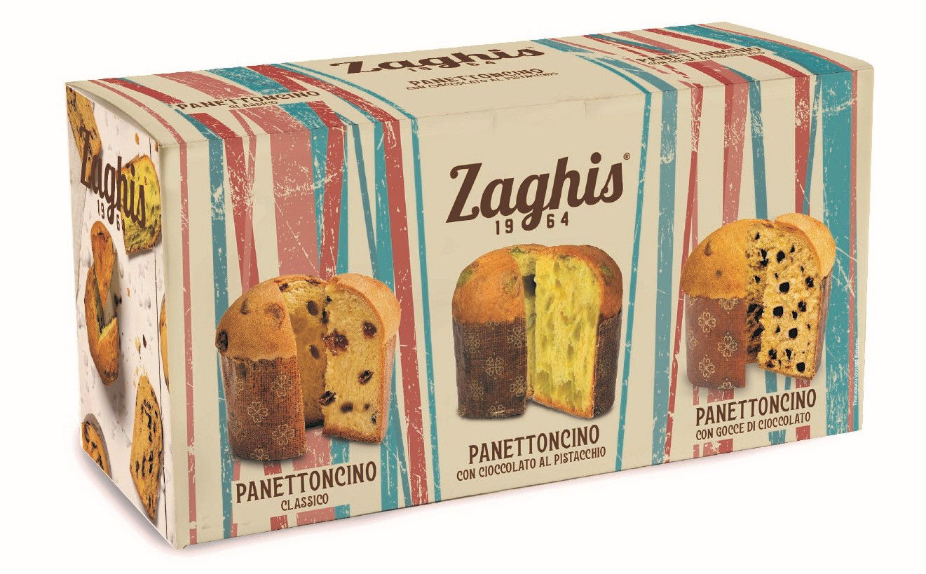 Geschenkbox Tris Mignon Weihnachtsgebäck 3 Stück 300g (cod.7476) | Zaghis